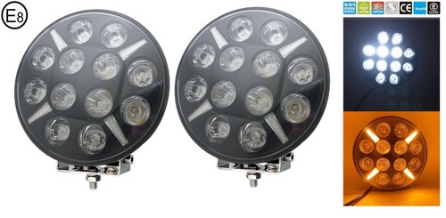 Led blanc orange ambre - 12,