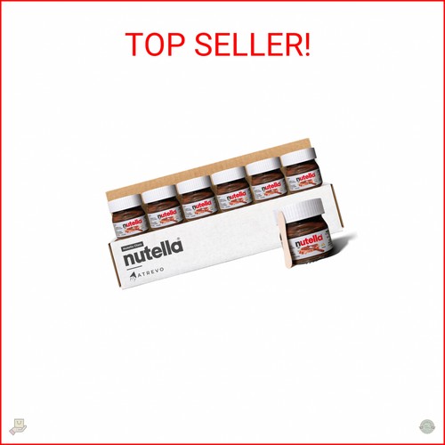 Mini nutella glass jars - nutella,