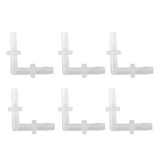 6Pcs Connecteur Tuyauterie Aspiration Automobile Connecteur Tuyau Transparent