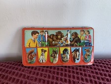 Vintage en étain litho jouet Angleterre boîte à peinture aquarelle