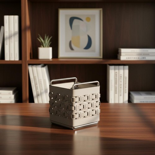 Boîte rangement cuir - de,