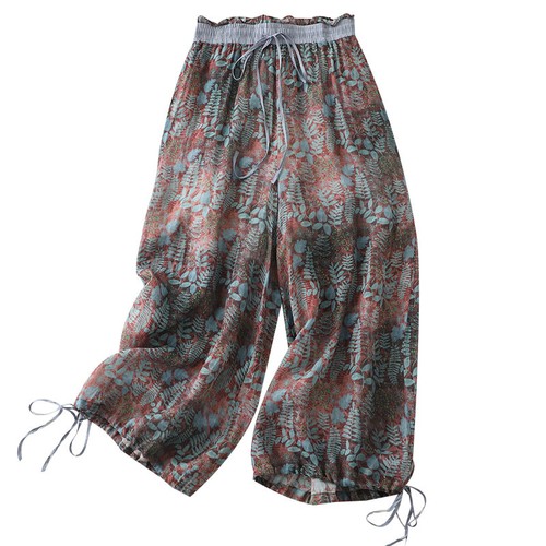 Pantalon femme floral taille - femme,