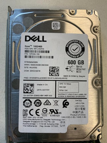 Dell 600gb 10k - dell, exos)