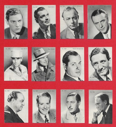Poster stamps male movie stars - male,