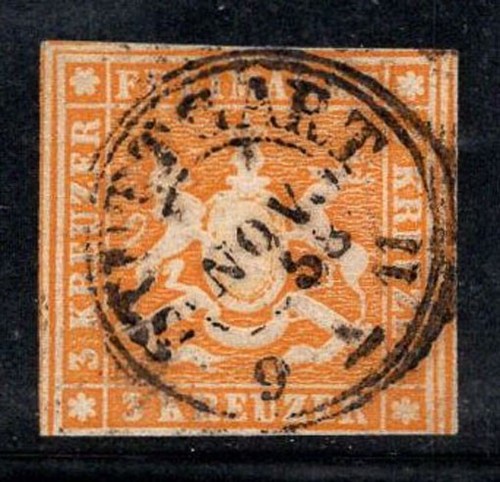 Wurtemberg 1857 7 - wurtemberg,