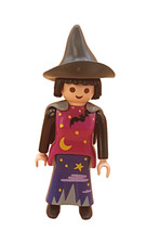Playmobil Sorcière – Chapeau Pointu – Robe Étoilée – Réf. 4550 – Figurine
