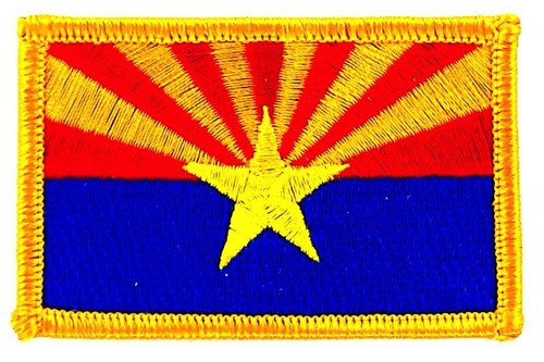 Patch écusson brodé drapeau - brodé,
