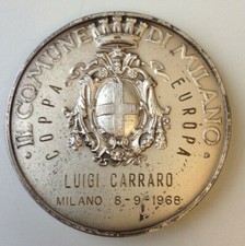 RARE MEDAILLE COPPA EUROPA
