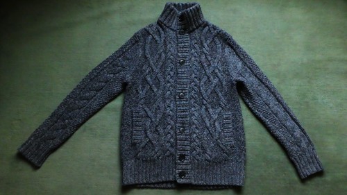 Pull gris torsadé - gap, taille