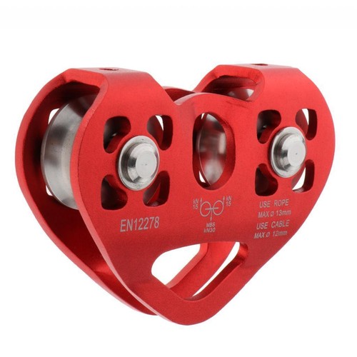 Coeur forme escalade poulie - coeur-forme,