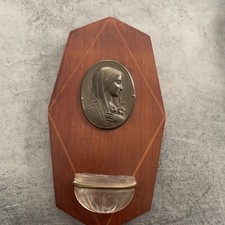 BENITIER EN BOIS SIGNÉ