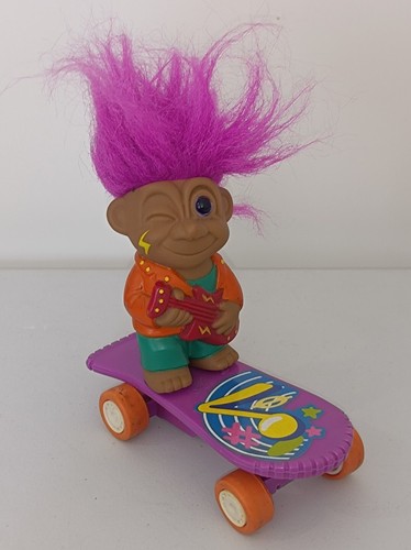 Figurine troll vintage cheveux - figurine,
