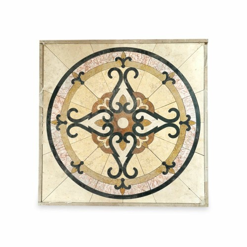 Table avec mosaïque marbre - avec,