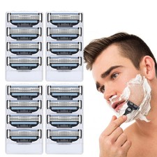 16 Lames de Rasoir Compatible avec Mach 3 pour Homme Recharges de Lames de Ra...