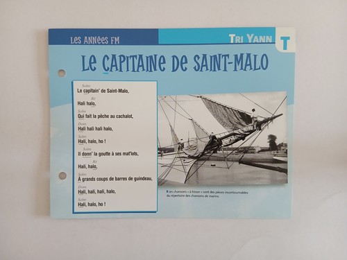 Carte fiche tri yann - carte,