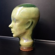 Ancienne Tête En Verre Tête