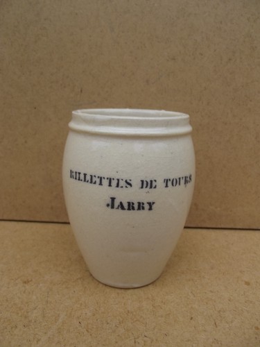 Ancien pot rillettes - ancien, de