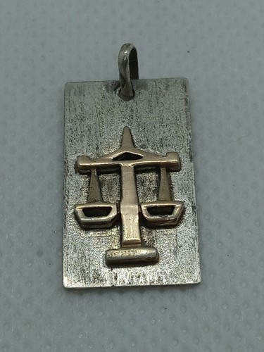 Pendantif argent signe balance - pendantif,
