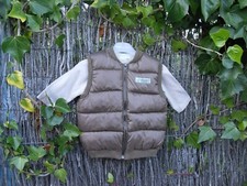 KIMBALOO - GILET SANS MANCHES TYPE DOUDOUNE BÉBÉ GARÇON TAUPE SATINÉ 12M OU 1A