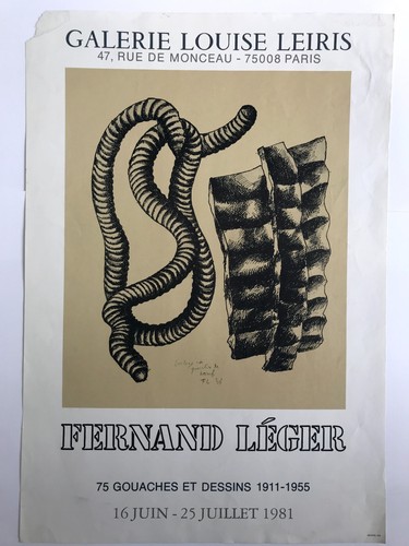Fernand leger galerie louise - fernand,
