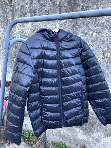 Doudoune capuche noire c - -,