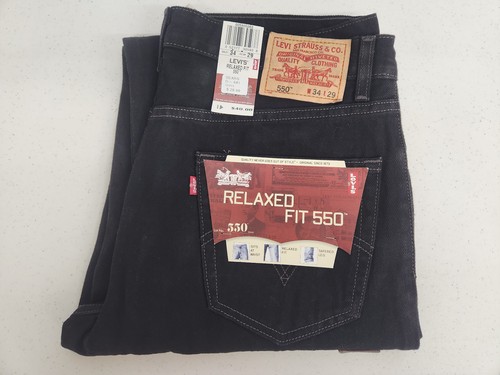 Levis 550 jeans mens black - levis,