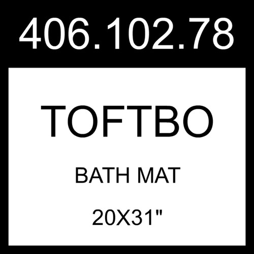 Ikea toftbo bath - toftbo, mat