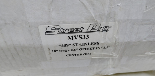Pypes mvs33 muffler stainless - pypes,