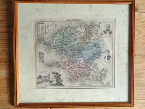 Carte ancienne finistere - ancienne, du