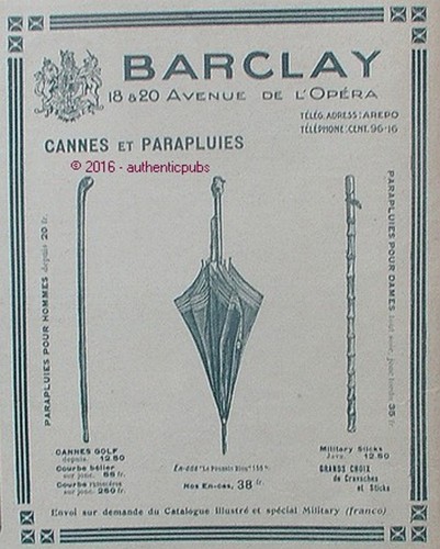 Publicite barclay canne golf - publicite,