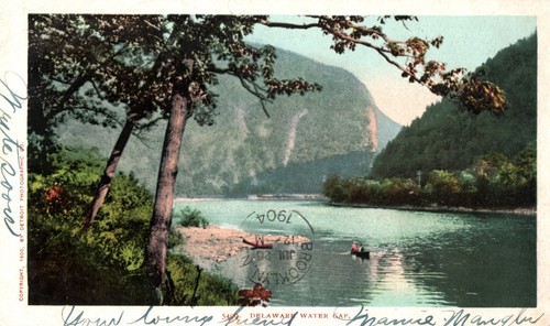 Canoeing delaware water gap - canoeing,