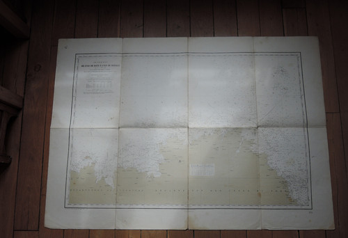 Carte marine ancienne - , l'ile