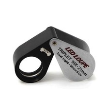 Loupe pliable Triplet 10x avec