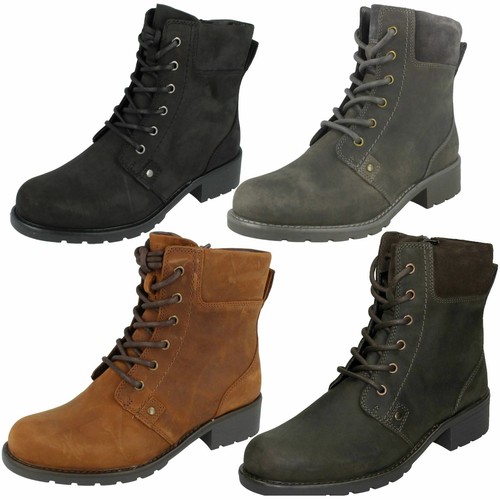 Bottes cheville cuir - cuir, clarks