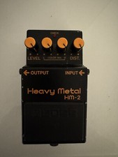 BOSS HM-2 Heavy Metal Guitar Effects Pedal Made In japan Entombed Dismember