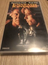 CASSETTE VIDÉO VHS FILM ENNEMIS RAPPROCHÉS HARRISON FORD BRAD PITT RARE