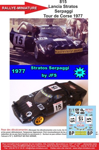 Decals ref 0815 lancia - ref,