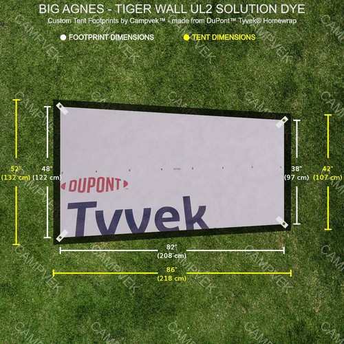 Tyvek footprint for the - footprint,