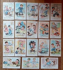 18 cartes postales anciennes HUMORISTIQUES T. GOUGEON ENFANTS - CARTE POSTALE
