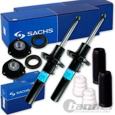 2x SACHS Amortisseur + Palier de Jambe + Protection Kit Avant pour VW Golf 5 6