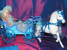 BARBIE  princesse  n°51100  avec CALECHE et CHEVAL     2000