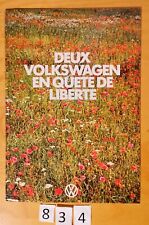 VW COMBI T2 EUROVETTE ET CAMPING CAR Prospectus 8 pages