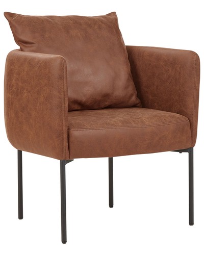 Fauteuil rétro similicuir - fauteuil, en