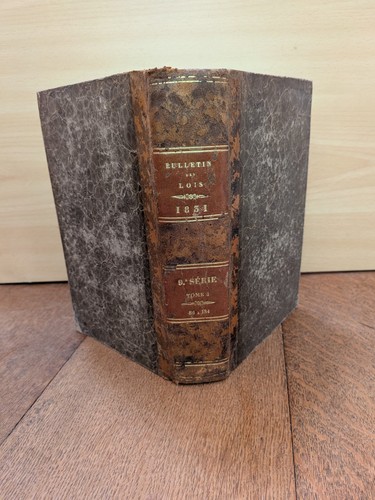 Livre ancien bulletin des - livre, lois