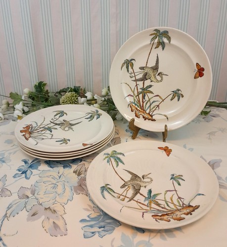 Assiette palms egret - 6,