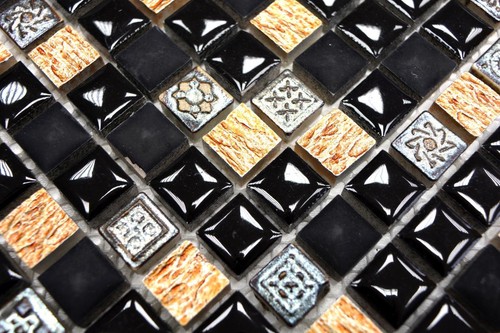 Mosaïque carreau translucide