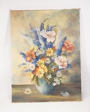 Vintage Original Huile Tableau