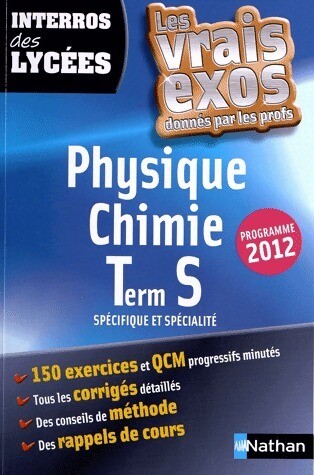 Physique chimie terminale - chimie,