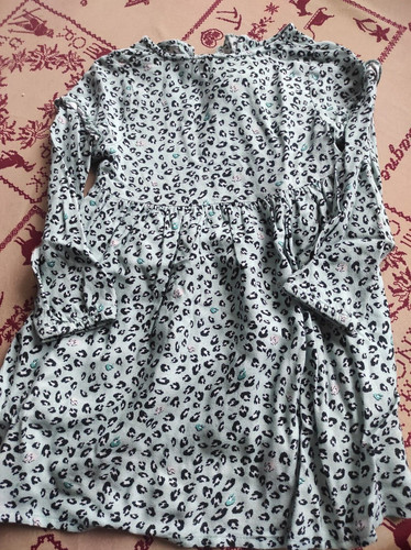 Robe 3pommes verte ans - robe,