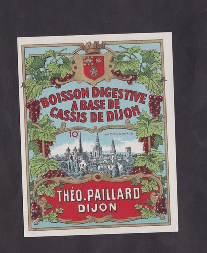 Ancienne étiquette alcool - étiquette,